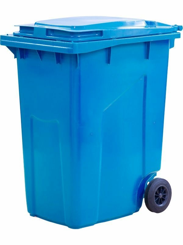 Пластиковый мусорный бак п/э (360л)